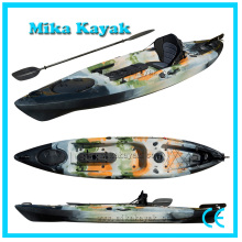 Одиночная профессиональная рыбацкая лодка Каноэ Rotomolding Kayak